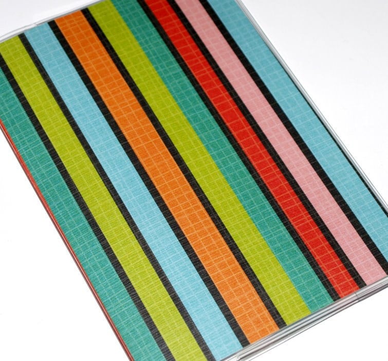 Neuer Passhalter Brieftasche Reiseetui Vinyl Schutz - Moderne Streifen von owlsay