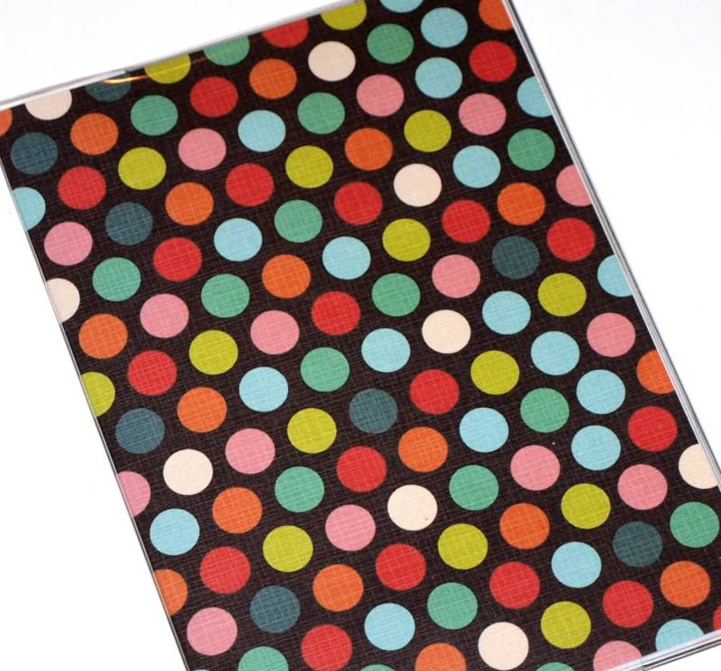 Neue Passhülle Aus Vinyl Für Den Reisepass - Retro Dots von owlsay