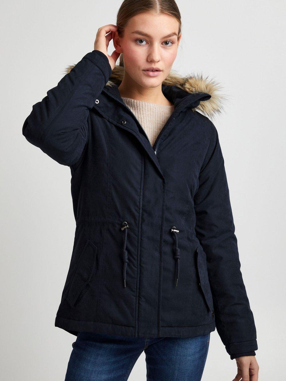 OXMO Winterjacke Damen, blau von oxmo