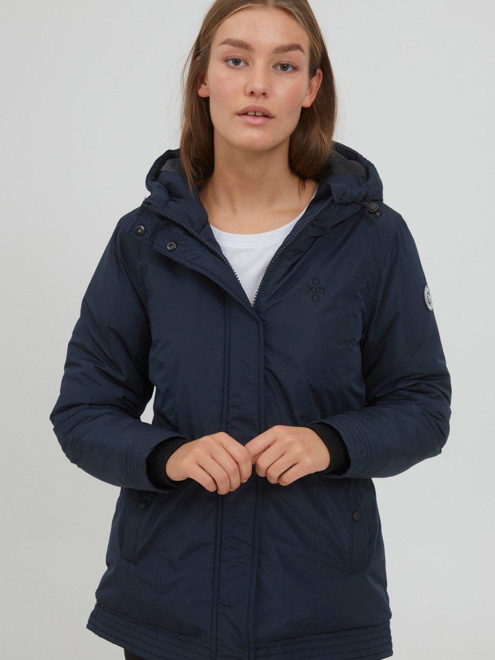 OXMO Winterjacke Damen, blau von oxmo