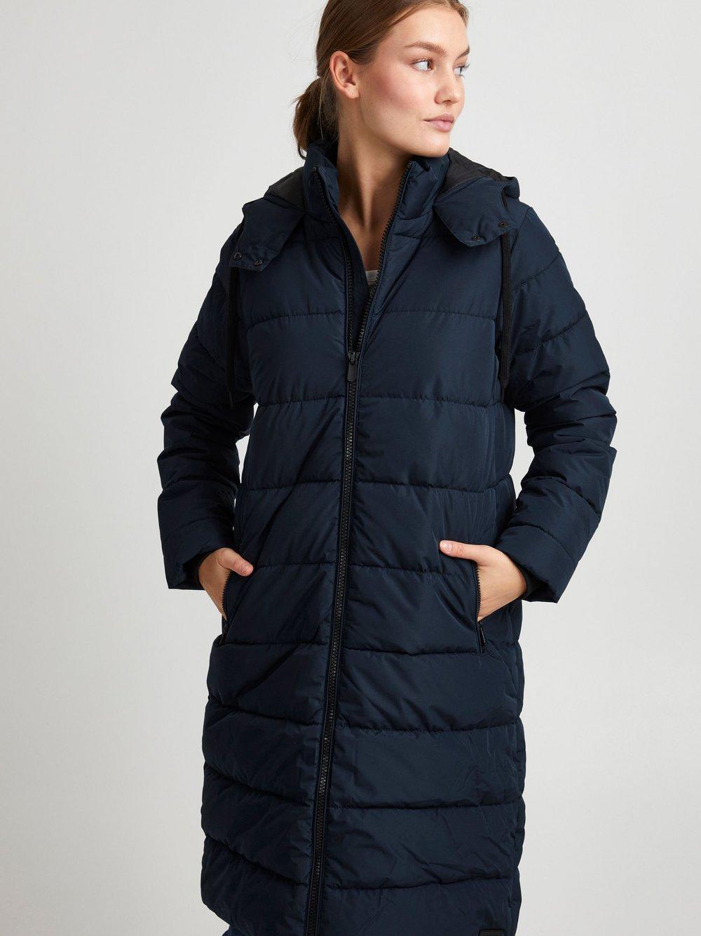 OXMO Wintermantel Damen, blau von oxmo