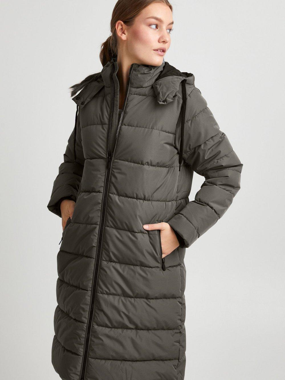 OXMO Wintermantel Damen, grau von oxmo