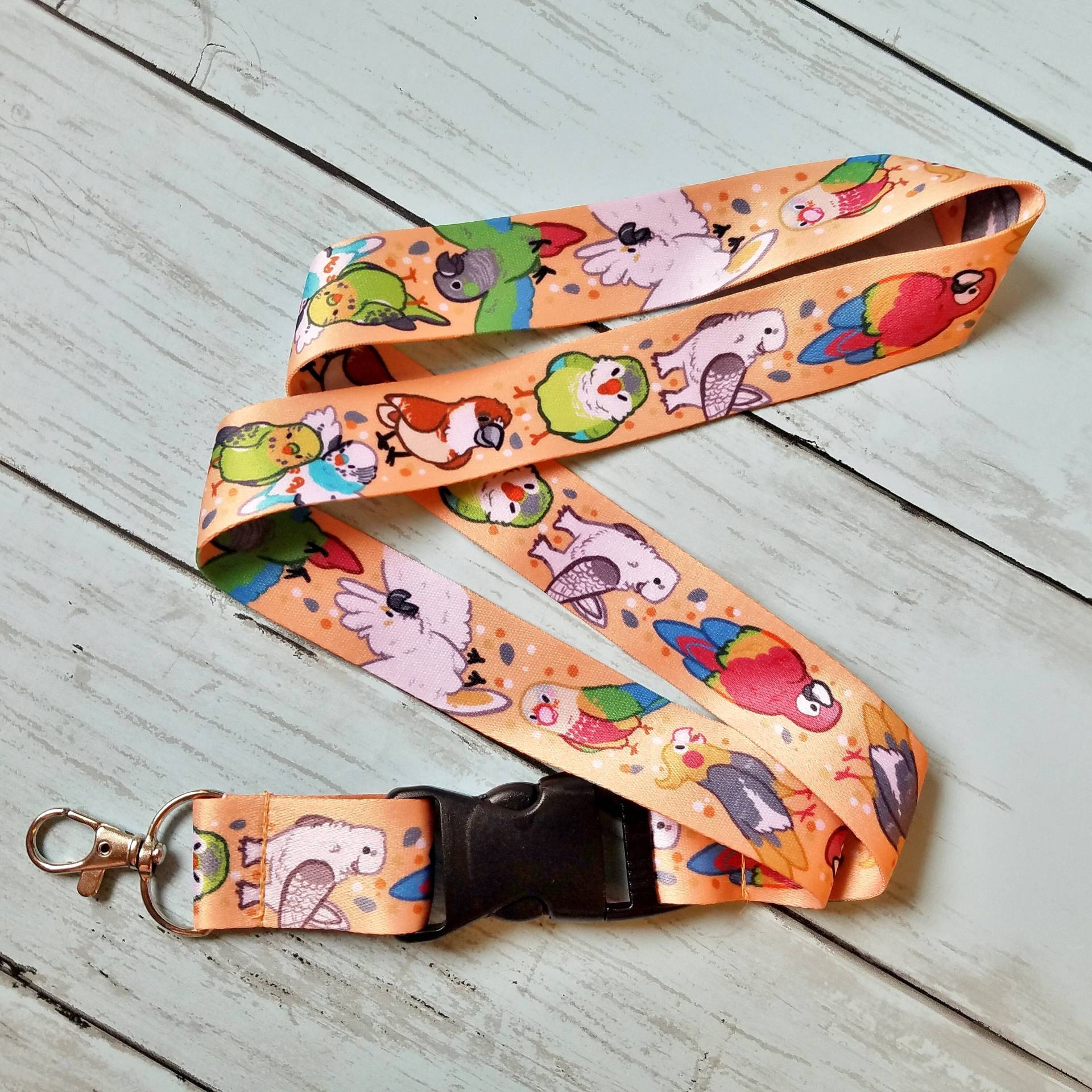 Haustier Vogel Lanyard Id Abzeichenhalter - Hummerverschluss Und Clip Haustier Vogel Lanyard Id Abzeichenhalter - Hummerverschluss Und Clip von oxygenimpulse