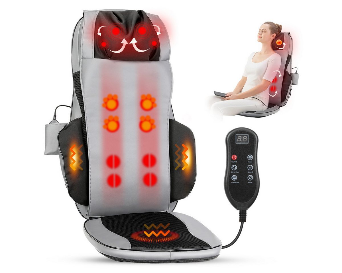 oyajia Massagegerät Massagesitzauflage mit Wärmefunktion und Vibration, Rückenmassagegerät, Massageauflage, Massagematte zur Entspannung zuhause und im Büro oyajia Massagegerät Massagesitzauflage mit Wärmefunktion und Vibration, Rückenmassagegerät, Massageauflage, Massagematte zur Entspannung zuhause und im Büro von oyajia