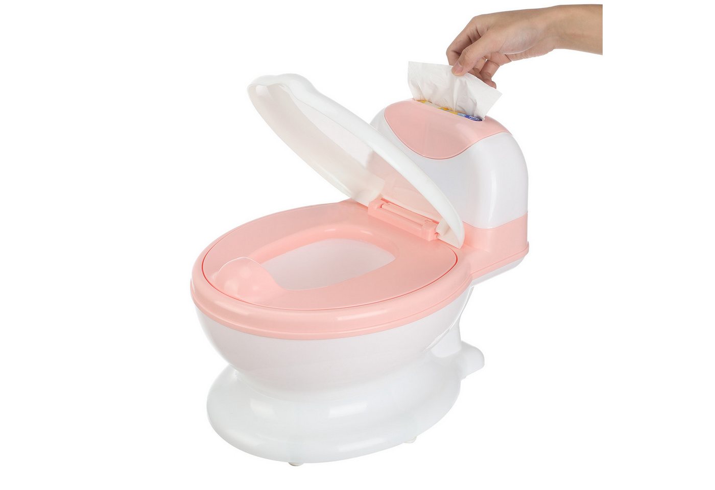 oyajia Toilettentrainer Niedlich Nilpferd Kindertoilette, Tragbare Baby Toilette, Lerntoilette, (Töpfchentraining für Babys – mit abnehmbarem Topf), abnehmbarer Toilettensitz, Meine kleine Toilette, ab 1 Jahr von oyajia