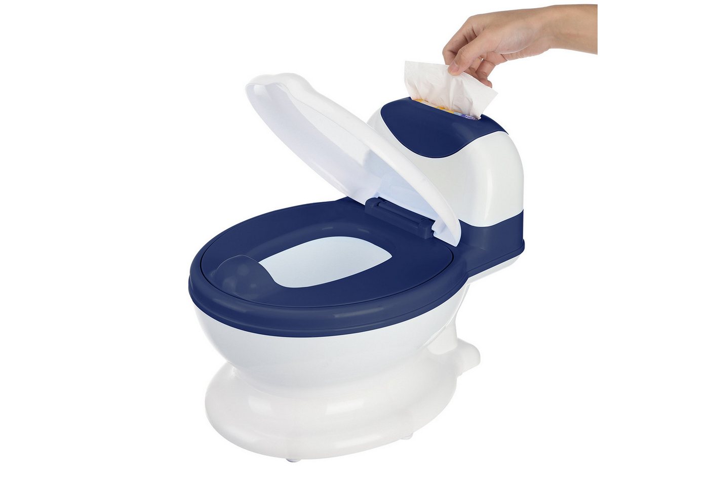 oyajia Toilettentrainer kleine Toilette, (Leicht Zu Entleeren Mit Herausnehmbarem Topf), Papiertücher-Design von oyajia