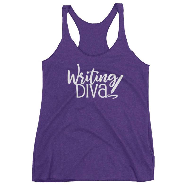 Diva Damen Journalismus Racerback Tank Schreiben Diva Damen Journalismus Racerback Tank Schreiben von ozworldwide