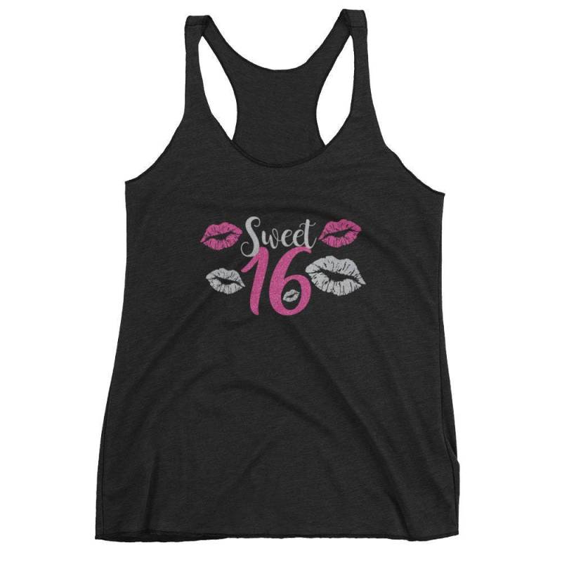 Süß 16 Geburtstagsparty & Jahre Frauen Racerback Tank Zu Feiern Süß 16 Geburtstagsparty & Jahre Frauen Racerback Tank Zu Feiern von ozworldwide