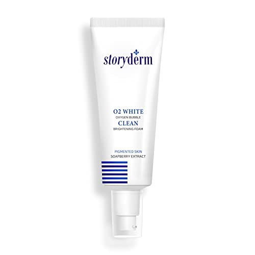 Storyderm - Korea Gesichtsreinigung - Aufhellender Make-up-Entferner - Sauerstoffbläschen Porenreinigung - Tiefenreinigung, Whitening-Funktion - O2 WHITE CLEAN - 100 ml von p-beauty