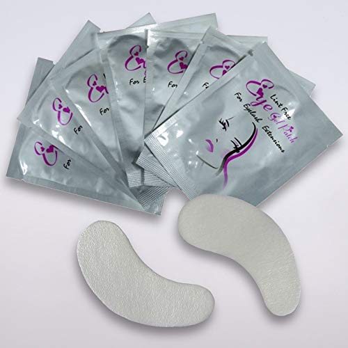 Wimpernverlängerung Augenpads | Hydrogel Gel Pads | Eye Gel Patch | Extensionpads | Fusselfrei | 10-1000 Paar, Paar:10 von p-beauty