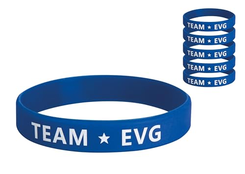 Bracelet Team EVG Bleu Homme - Lot de 6 PtitClown von p'tit clown