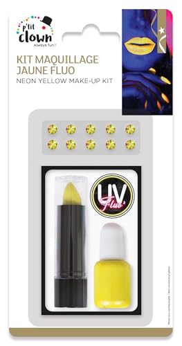 P' CLOWN - 23875 - Make-up-Set - Neongelb von p'tit clown
