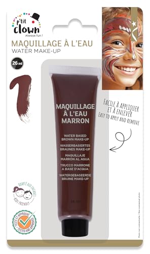 P' CLOWN - 24102 - Wasserfarbe in Tube, 26 ml, Braun von p'tit clown