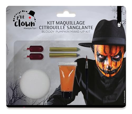 Kit de Maquillage de Vampire - Gris - Halloween Make-up Set - Erwachsene - Make-up - Gesichtsbemalung - Abwaschbar - Ungiftig - Verkleidung - Cosplay von p'tit clown