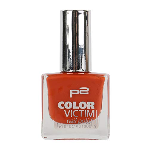 P2 Color Victim Nail Polish Nr. 335 kiss me pumpkin Inhalt: 8ml - Nagellack für tolle Nägel. von p2 cosmetics