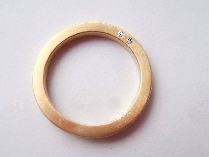 Toi Et Moi Diamant Band 14K Gelbgold von pablovalencia