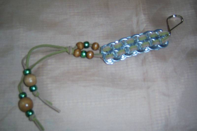 Wildleder-Schlüsselanhänger Mit Pop Gemacht Können Registerkarten von pac44