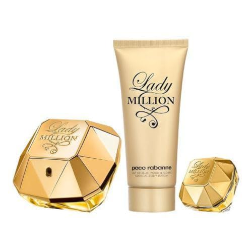 Paco Rabanne Lady Million Eau de Parfum-Set für Damen, 3-teilig, Marke: Paco Rabanne - EAN: 3349668635320 von paco rabanne