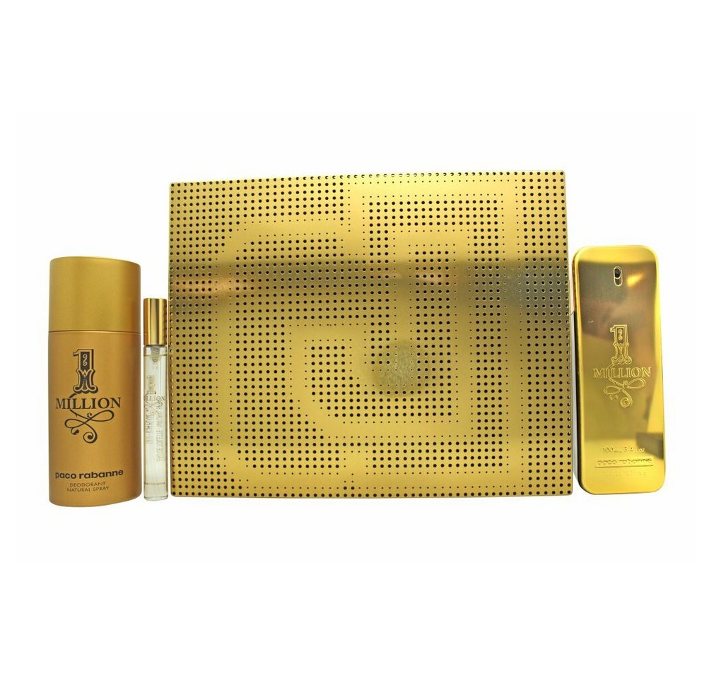 rabanne Duft-Set Paco 1 Million Gift Set 100ml EDT + 150ml Deodorant Spray + 10ml EDT rabanne Duft-Set Paco 1 Million Gift Set 100ml EDT + 150ml Deodorant Spray + 10ml EDT von rabanne