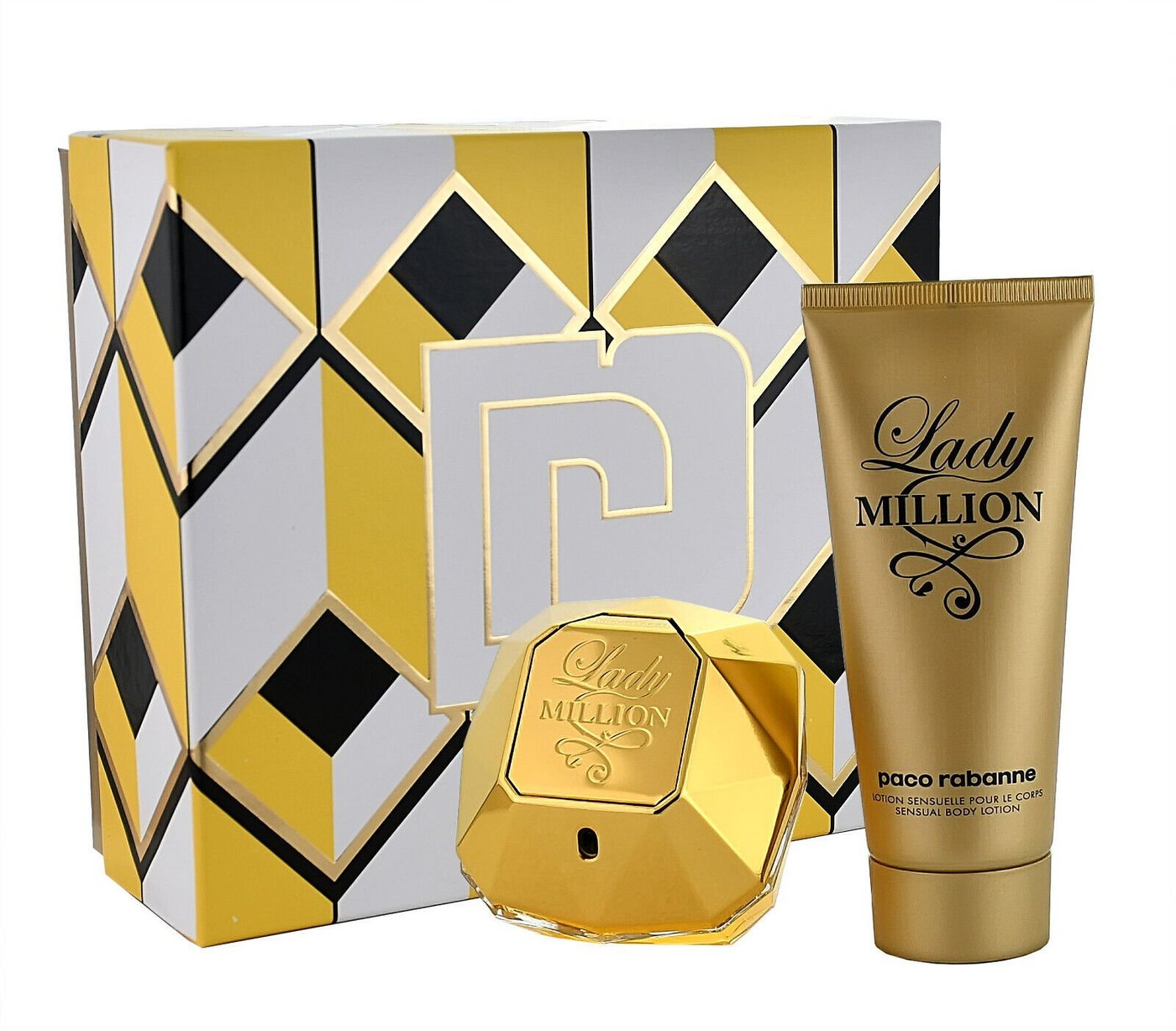 paco rabanne Duft-Set PACO RABANNE LADY MILLION EDP 80ML + BODY LOTION 100ML von paco rabanne