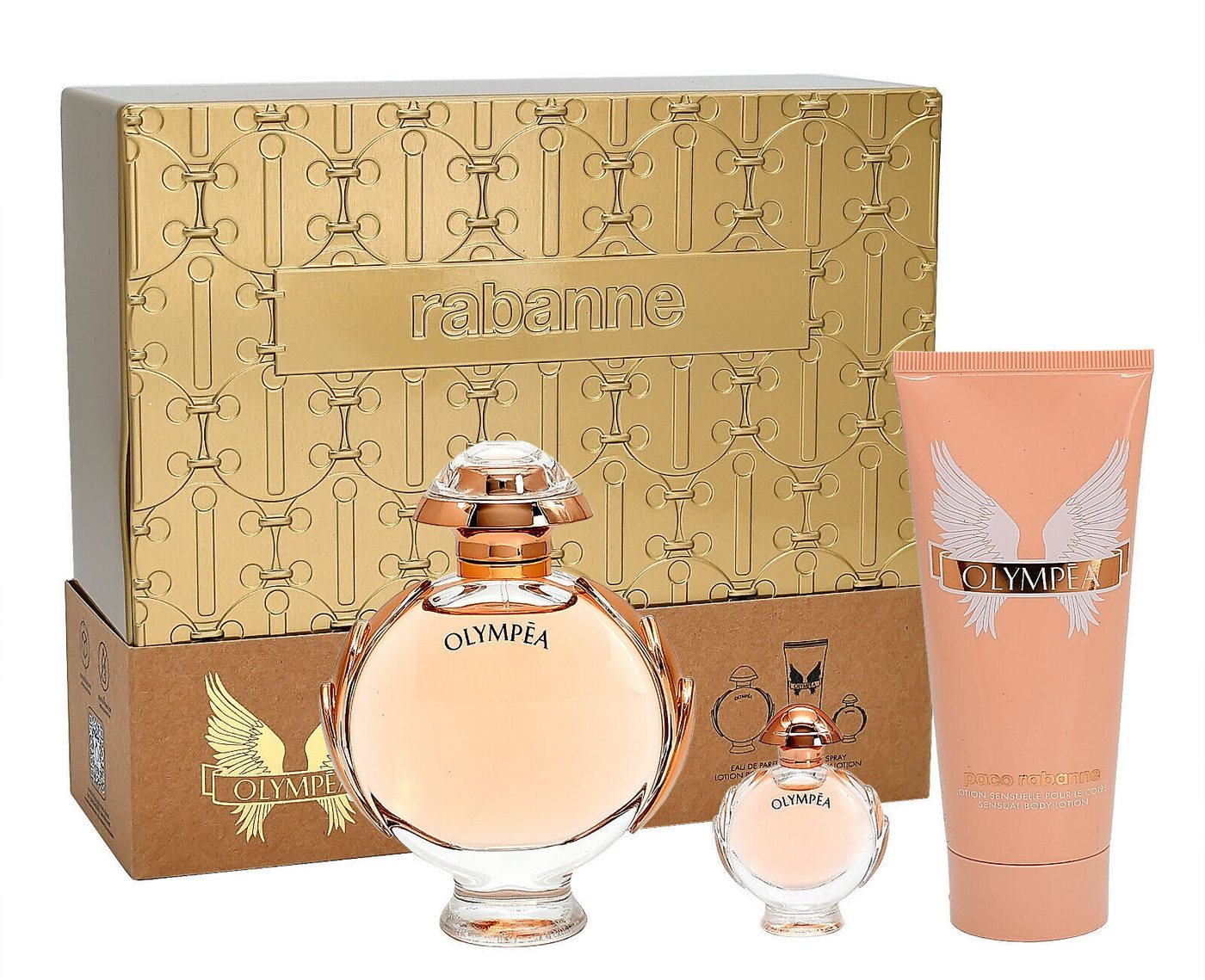 paco rabanne Duft-Set PACO RABANNE OLYMPEA EDP 80ML + BL 100ML + EDP 6ML von paco rabanne