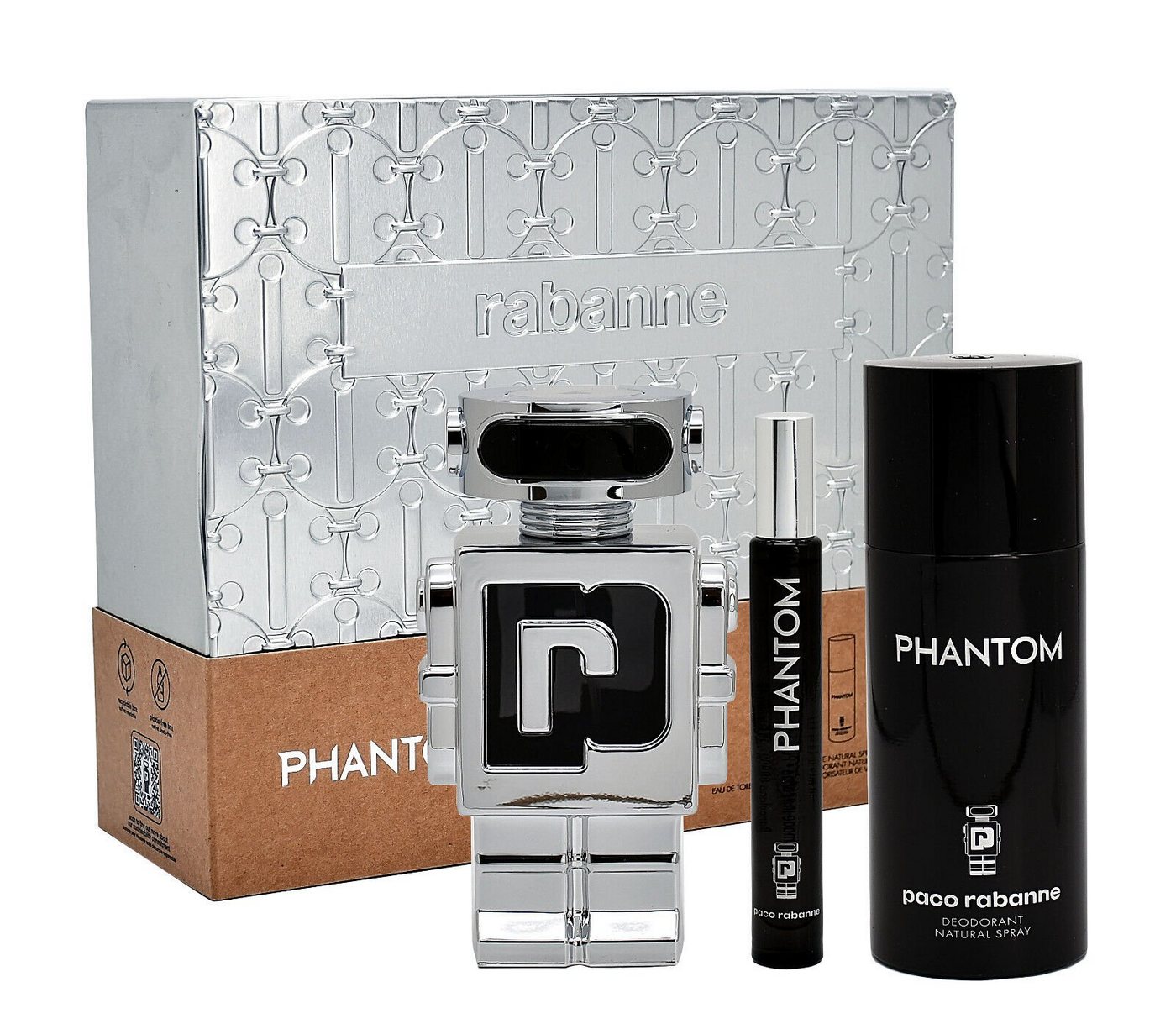 paco rabanne Duft-Set PACO RABANNE PHANTOM EDT 100ML + DEO 150ML + EDT 10ML von paco rabanne