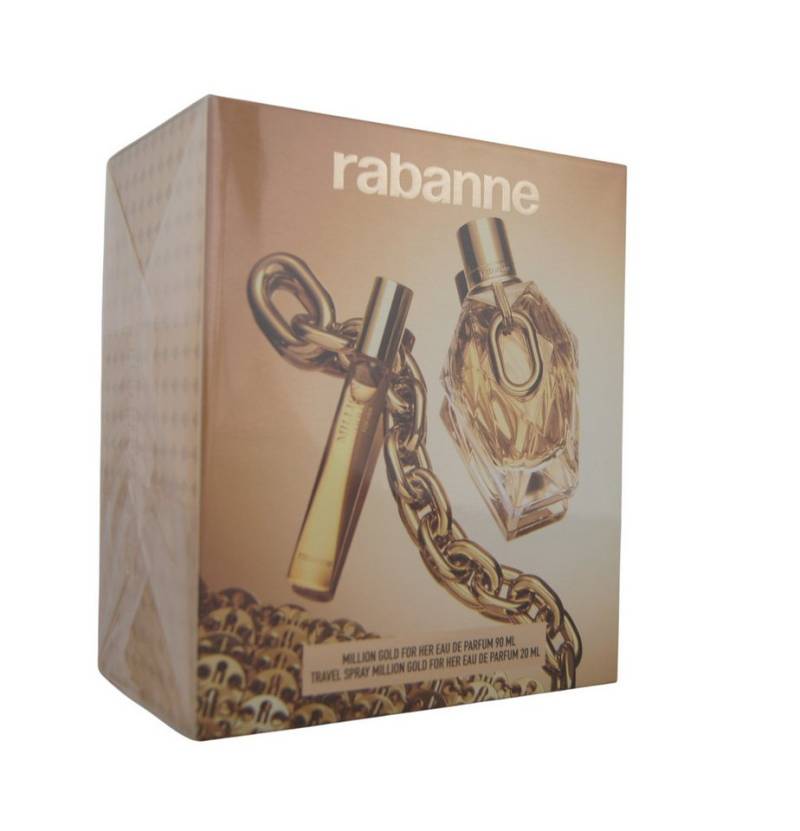 paco rabanne Duft-Set Paco Rabanne Million Gold For Her Eau de Parfum edp 90ml + EDP 20ml, 1-tlg. von paco rabanne