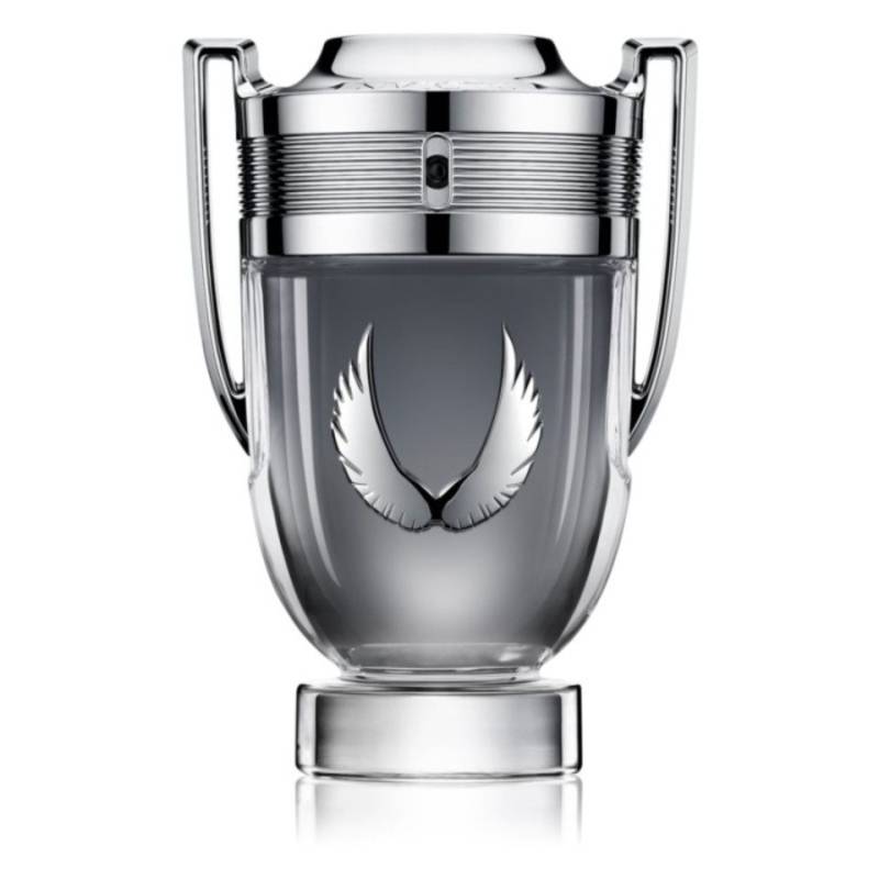 paco rabanne Eau de Parfum Invictus Platinum Herrenduft 100ml EDP, Silberner Pokal-Flakon, frische Energie, moderne Herrensignatur von paco rabanne