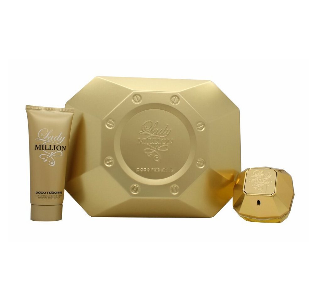 rabanne Eau de Parfum Paco Lady Million Geschenkset 80ml EDP + 100ml Körperlotion rabanne Eau de Parfum Paco Lady Million Geschenkset 80ml EDP + 100ml Körperlotion von rabanne