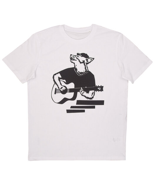 Frank Fuchs mit Gitarre - päfjes Bio Fair Wear Männer/Unisex T-Shirt von päfjes