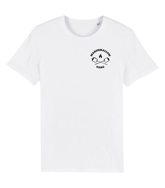 Marshmallow Gang - Brust Motiv - päfjes Fair Wear Männer T-Shirt - White von päfjes
