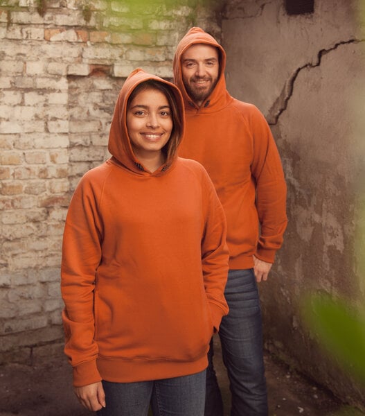 päfjes Basic / Blanko - Fair gehandelter Unisex Bio Hoodie / Kapuzenpulli von päfjes