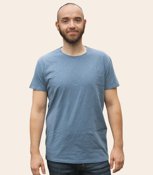 päfjes Basic / Blanko - Fair gehandeltes Bio Männer T-Shirt Slub von päfjes