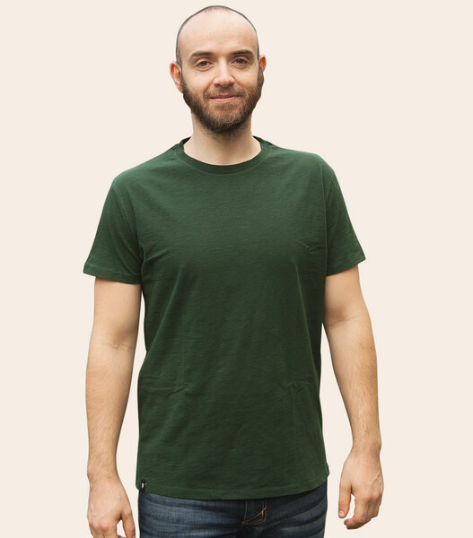 päfjes Basic / Blanko - Fair gehandeltes Bio Männer T-Shirt Slub von päfjes