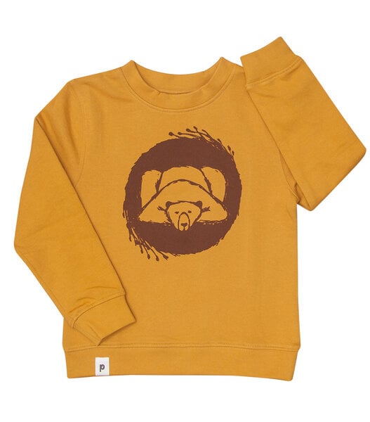 päfjes Benno Bär - Kinder Bio Sweater - Organic Cotton - Gelb von päfjes