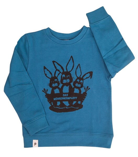 päfjes Das Hasen Möhrenkomplott - Kinder Bio Sweater - Organic Cotton von päfjes