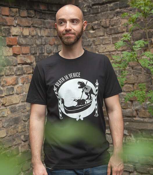 päfjes Death in Venice - Fair gehandeltes Männer T-Shirt - Black von päfjes