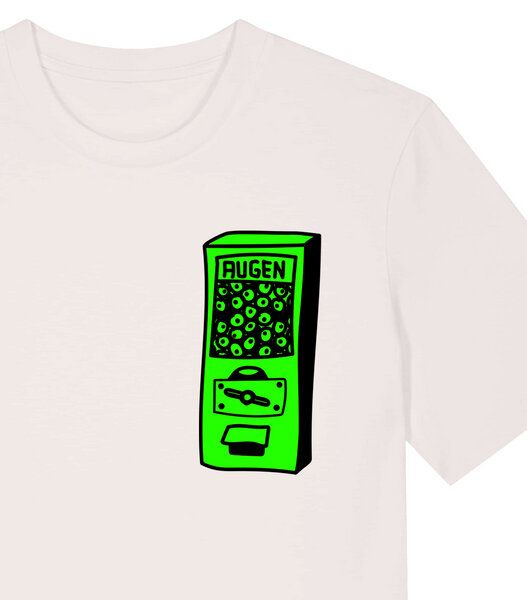 päfjes Der Augen Automat - Kaugummiautomat - Fair Wear Unisex Bio T-Shirt von päfjes