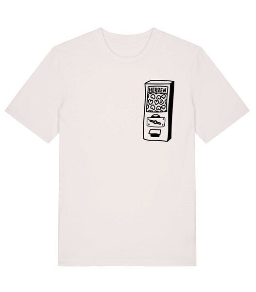 päfjes Der Herzen Automat - Kaugummiautomat - Fair Wear Unisex Bio T-Shirt von päfjes