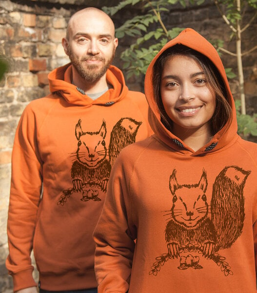 päfjes Ella Eichhorn / Squirrel - Fair gehandelt - Unisex Bio Hoodie / Kapuzenpulli von päfjes