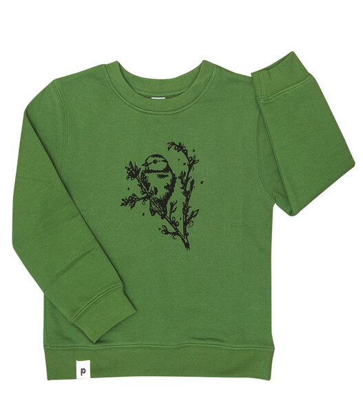 päfjes Mara Meise - Kinder Bio Sweater - Organic Cotton - Grün von päfjes