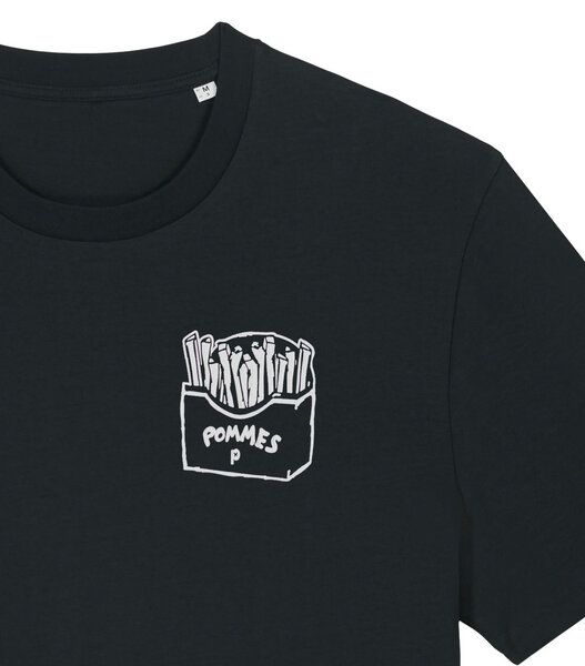 päfjes Pommes / Honigdachs mag Pommes Frittes - Fair Wear Unisex Männer Bio T-Shirt von päfjes