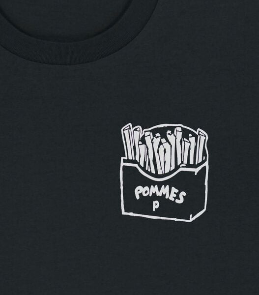 päfjes Pommes / Honigdachs mag Pommes Frittes - Fair Wear Unisex Männer Bio T-Shirt von päfjes