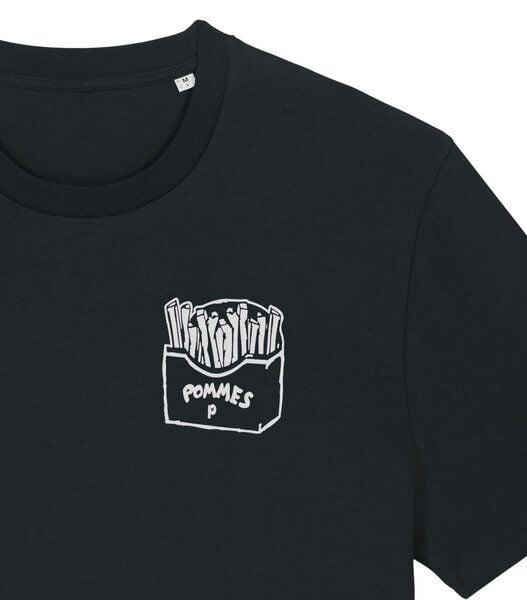 päfjes Pommes / Honigdachs mag Pommes Frittes - Fair Wear Unisex Männer Bio T-Shirt von päfjes