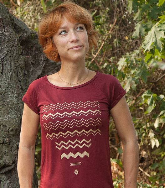 päfjes ZickZack Zacken - Fair gehandeltes Tencel Frauen T-Shirt von päfjes