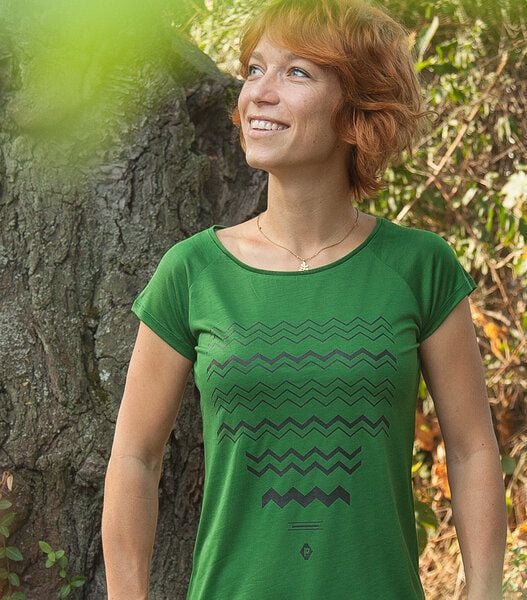 päfjes ZickZack Zacken - Fair gehandeltes Tencel Frauen T-Shirt von päfjes