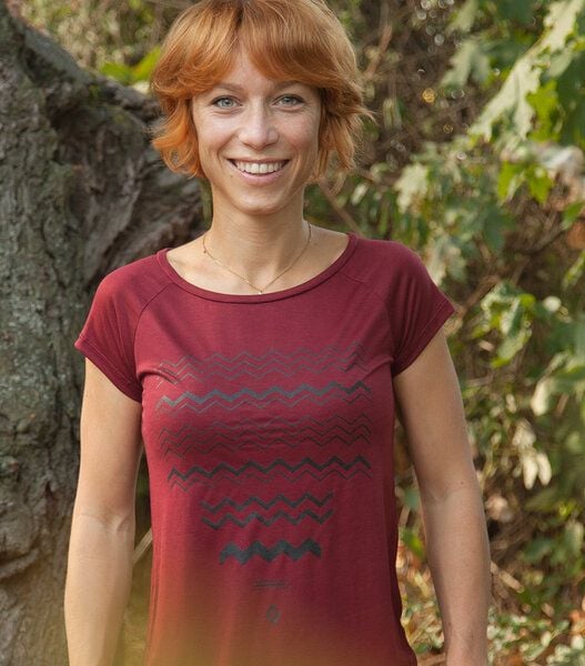 päfjes ZickZack Zacken - Fair gehandeltes Tencel Frauen T-Shirt von päfjes