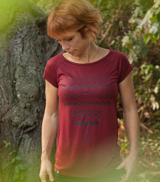 päfjes ZickZack Zacken - Fair gehandeltes Tencel Frauen T-Shirt von päfjes