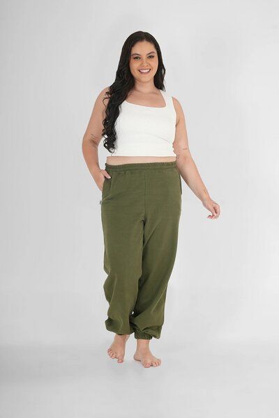 paigh Sweatpants Classic Olive Plus Size von paigh