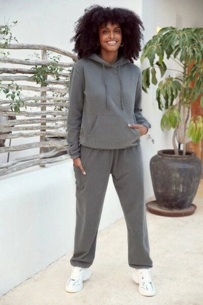 paigh Warme Loungewear Haremshose Anthrazit von paigh